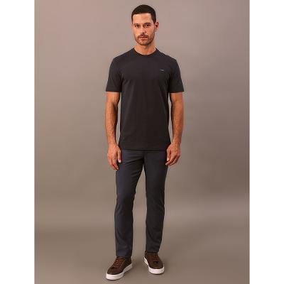 Camiseta Masculina Piquet Patch Borracha Calvin Klein - Marinho