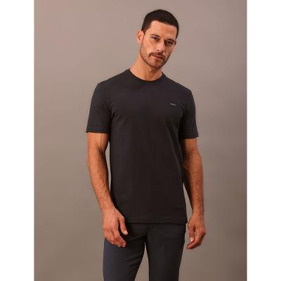 Camiseta Masculina Piquet Patch Borracha Calvin Klein - Marinho