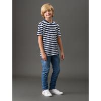 Camiseta Menino Listrado Navy Calvin Klein Jeans - Marinho - 3