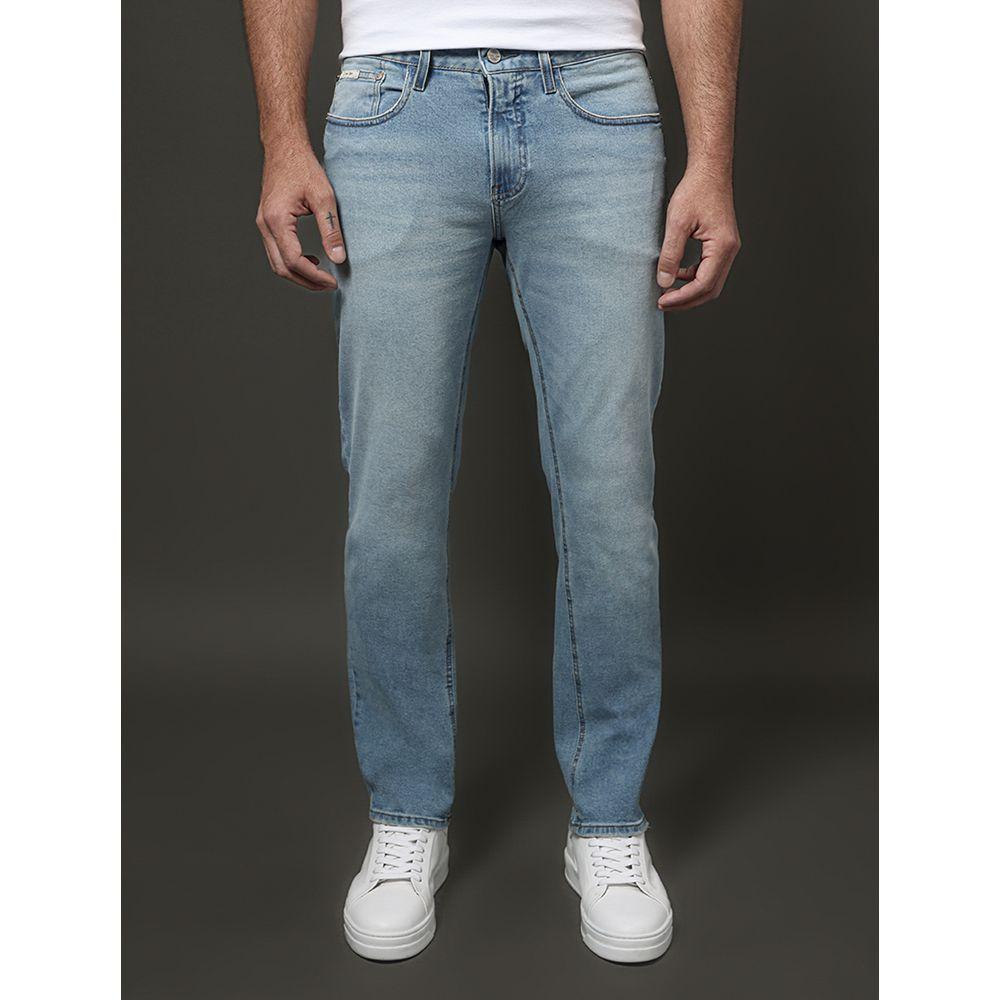 Calça Jeans Masculina Slim 5 Pockets Calvin Klein - Azul Claro - 1