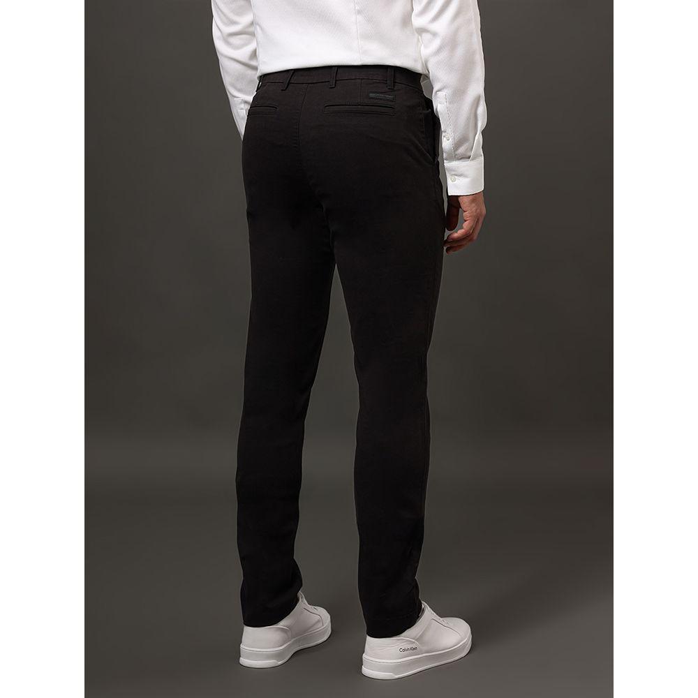 Calça Masculina Chino Slim Modern Twill Calvin Klein - Preto - 2