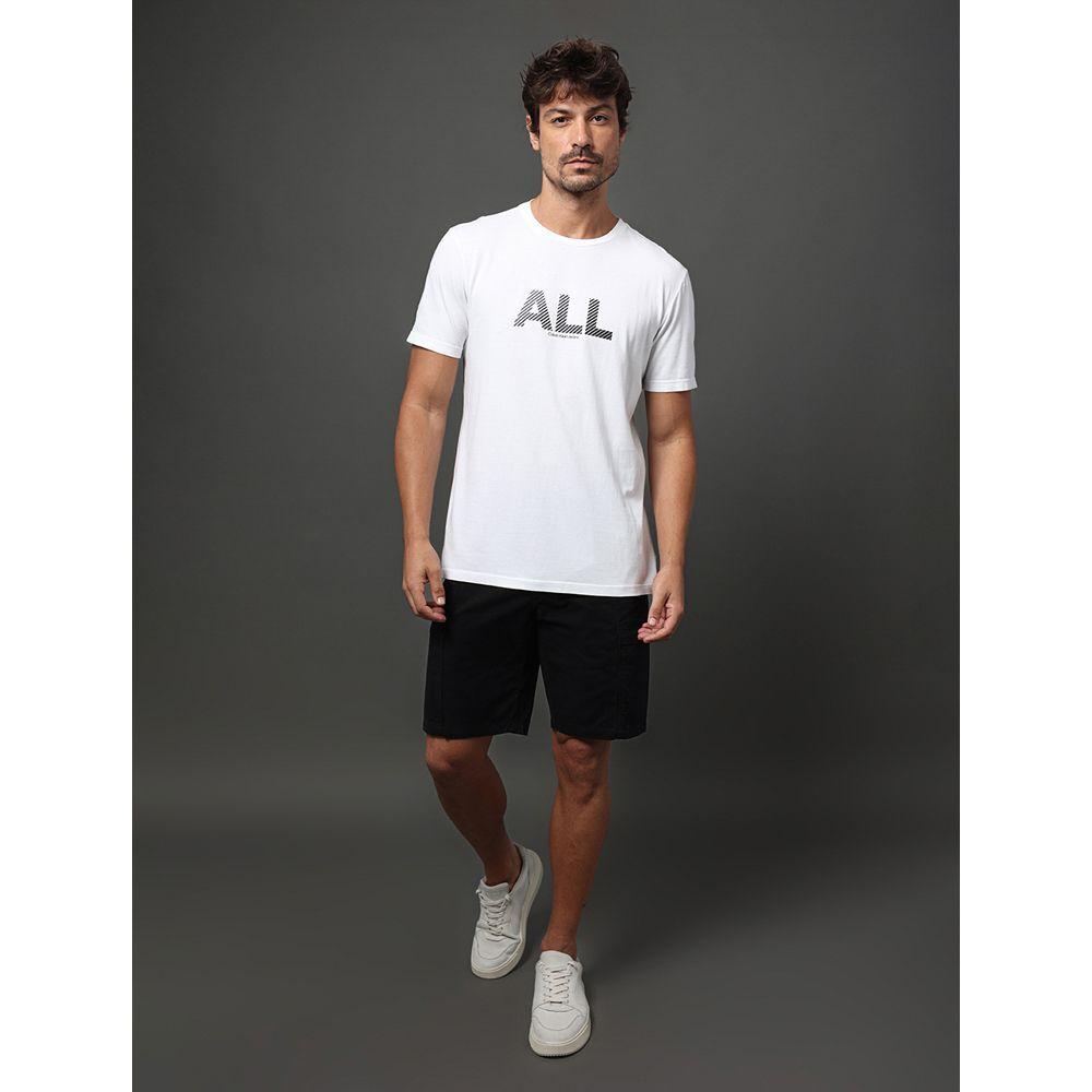 Camiseta Masculina All Calvin Klein Jeans - Branco - 3