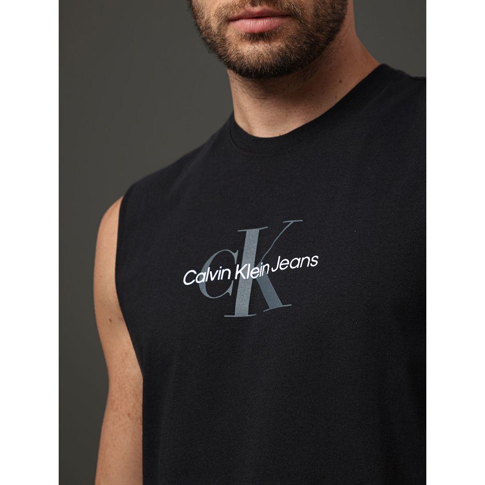 Regata Masculina Logo Re Issue Calvin Klein Jeans - Preto - 3
