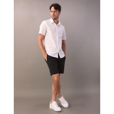 Camisa Mc Algodão Com Elastano - Branco 2