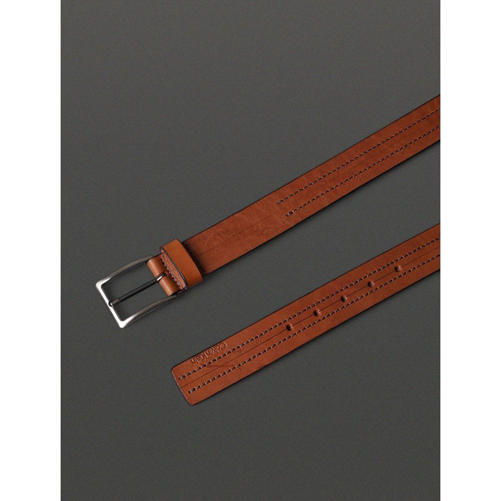 Cinto Masculino Pespontado Calvin Klein - Havana - 2