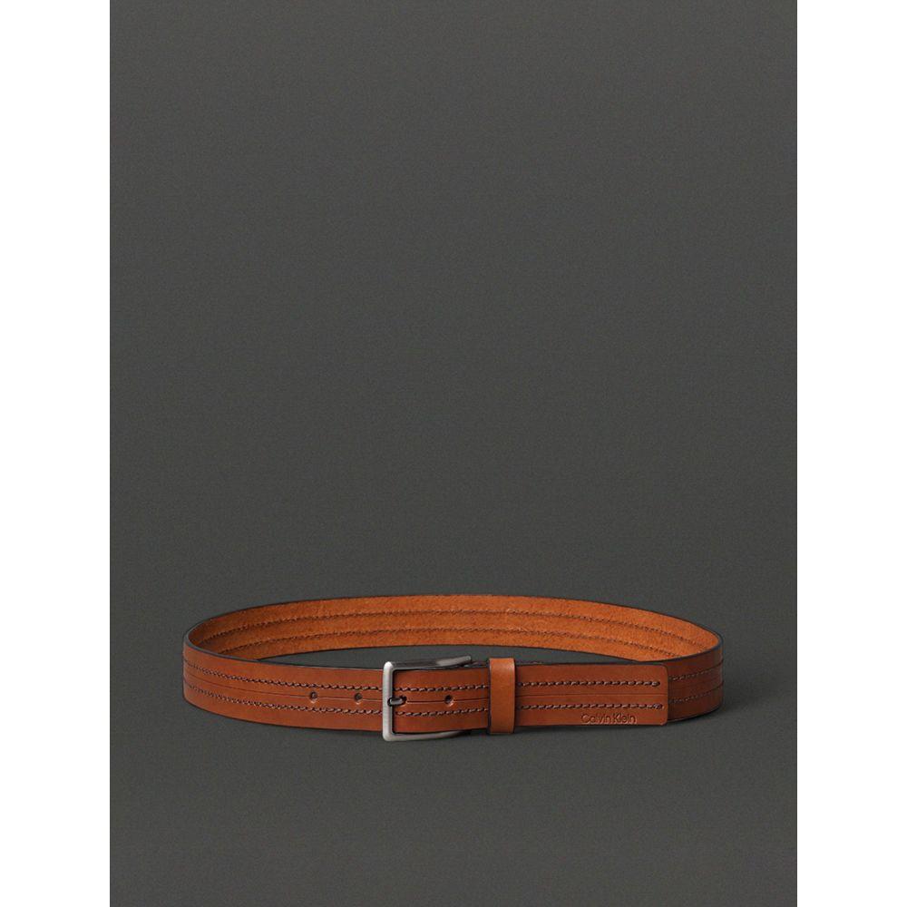 Cinto Masculino Pespontado Calvin Klein - Havana - 3