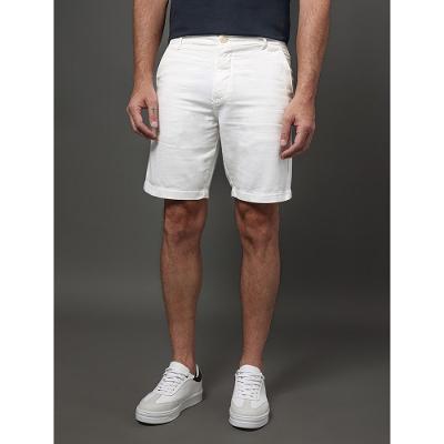 Bermuda Masculina Sarja Canhamo Calvin Klein - Branco