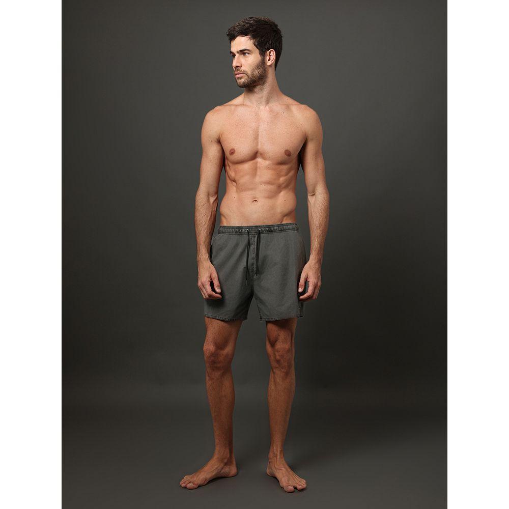Shorts D'Água Masculino Pigmento Calvin Klein Swimwear - Chumbo - 3