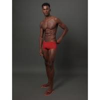 Sunga Trunk Logo Lateral Calvin Klein Swimwear - Vermelho - 2