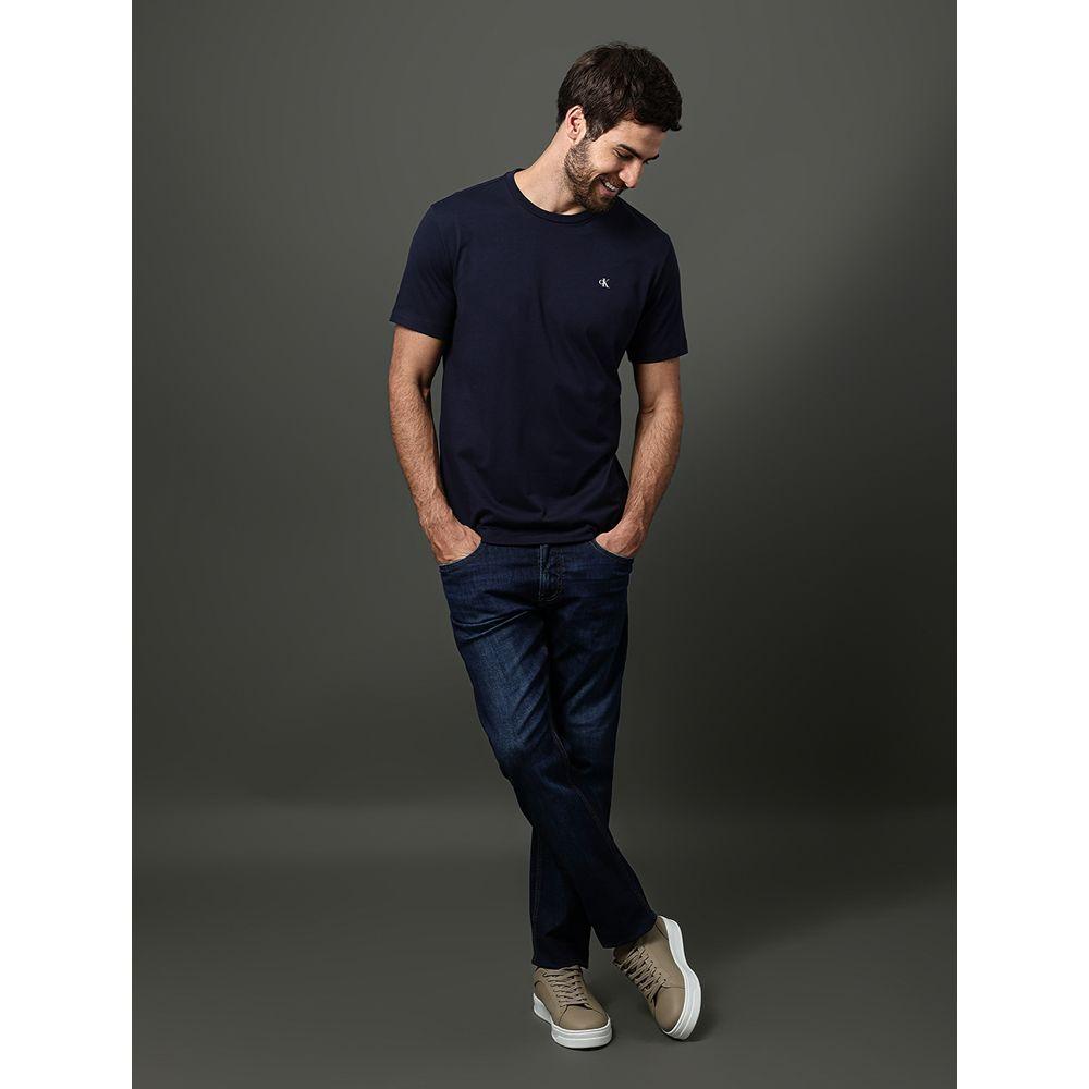 Camiseta Masculina Pima Calvin Klein - Marinho - 3