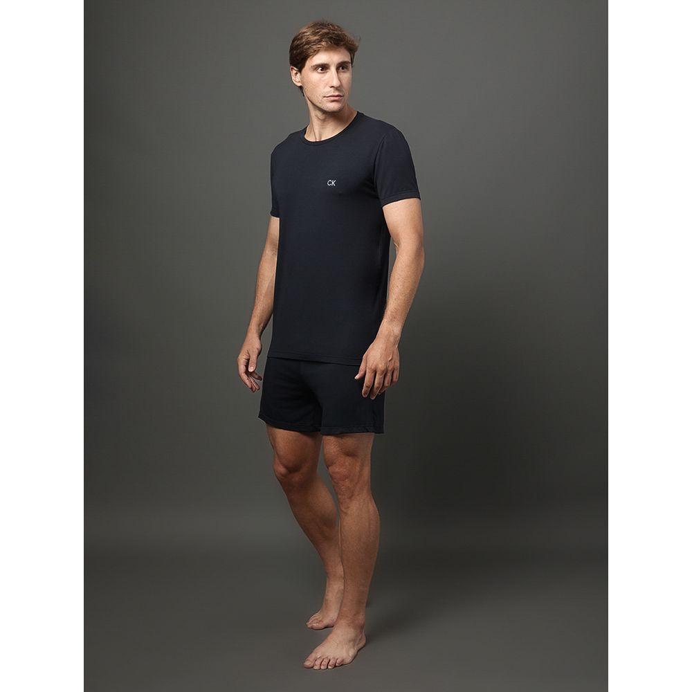 Pijama Masculino Camiseta e Bermuda Modal Calvin Klein Underwear - Preto - 3