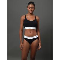 Calcinha Tanga Modal Ribana Modern Calvin Klein Underwear - Preto - 1