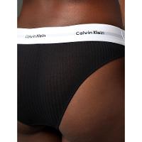 Calcinha Tanga Modal Ribana Modern Calvin Klein Underwear - Preto