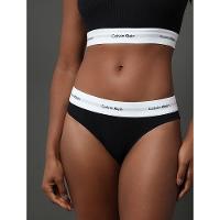 Calcinha Tanga Modal Ribana Modern Calvin Klein Underwear - Preto - 5