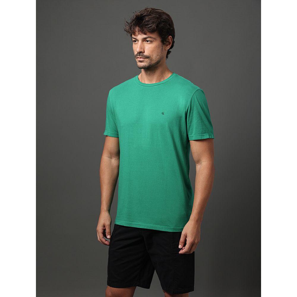 Camiseta Masculina Outdoor Sports Calvin Klein Jeans - Verde Médio - 1