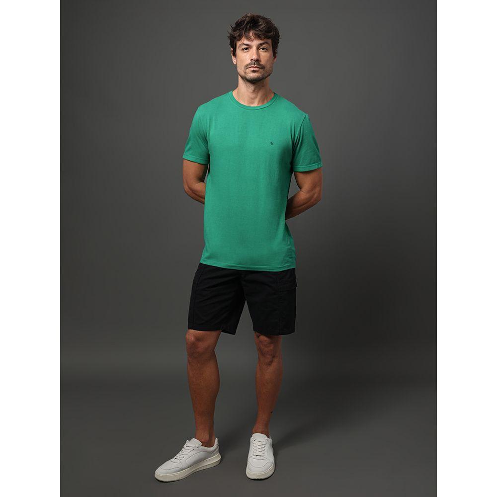 Camiseta Masculina Outdoor Sports Calvin Klein Jeans - Verde Médio - 3