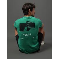 Camiseta Masculina Outdoor Sports Calvin Klein Jeans - Verde Médio - 5