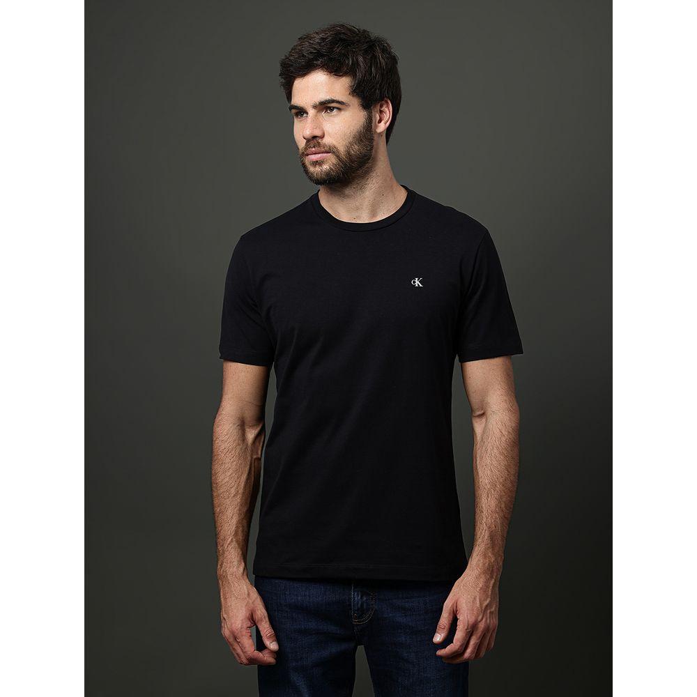 Camiseta Masculina Pima Calvin Klein - Preto - 1