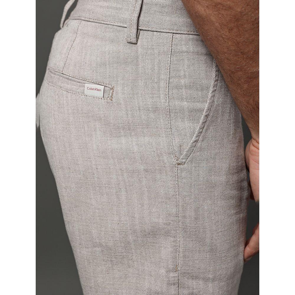 Bermuda Masculina Chino Cotton Calvin Klein - Caqui Medio - 4