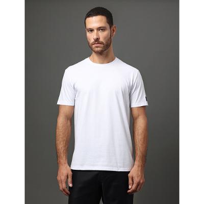 Camiseta Masculina Patch Manga Calvin Klein Jeans - Branco