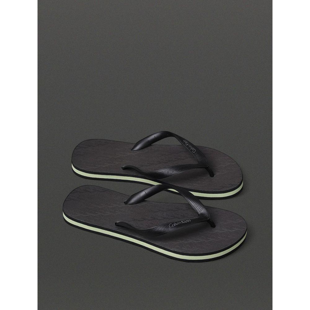 Chinelo Masculino Monograma Calvin Klein Swimwear - Preto - 2