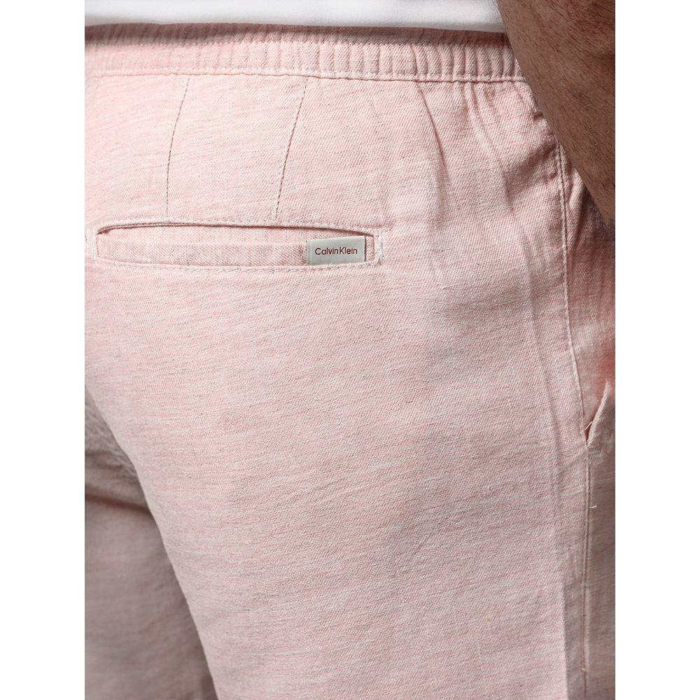 Short Masculino Elástico Cotton Calvin Klein - Rosa Claro - 4