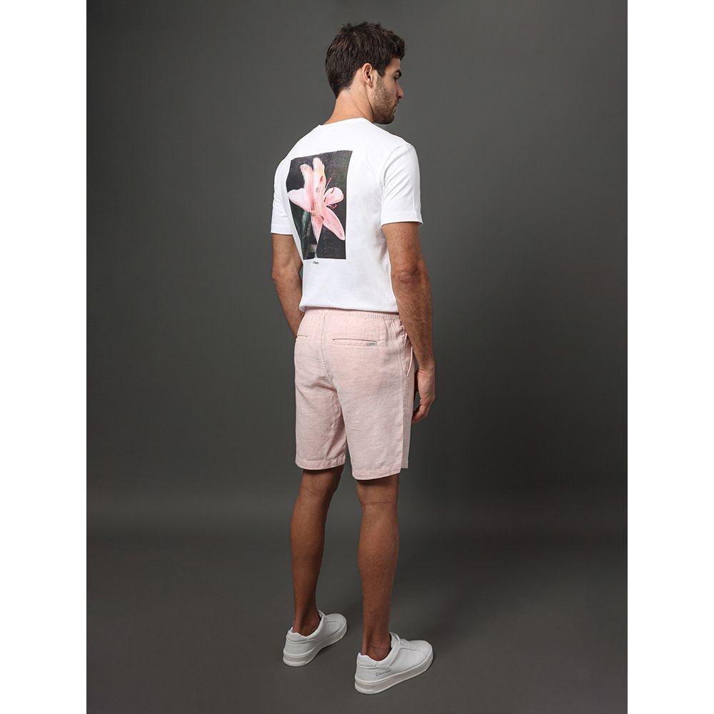 Short Masculino Elástico Cotton Calvin Klein - Rosa Claro - 2