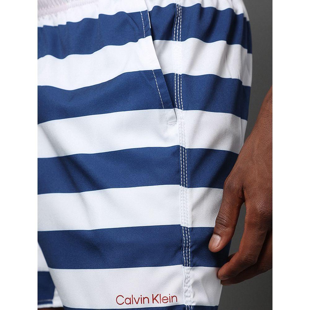 Shorts D'Água Masculino Elástico Navy Calvin Klein Swimwear - Marinho - 4
