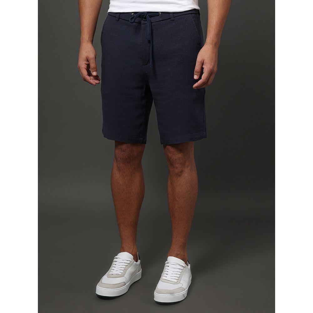 Bermuda Masculina Linen Calvin Klein Jeans - Marinho - 1