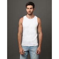 Regata Masculina Ribana Monogram Calvin Klein Jeans - Branco - 1