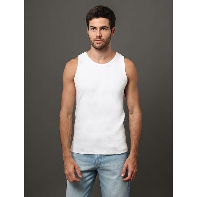 Regata Masculina Ribana Monogram Calvin Klein Jeans - Branco