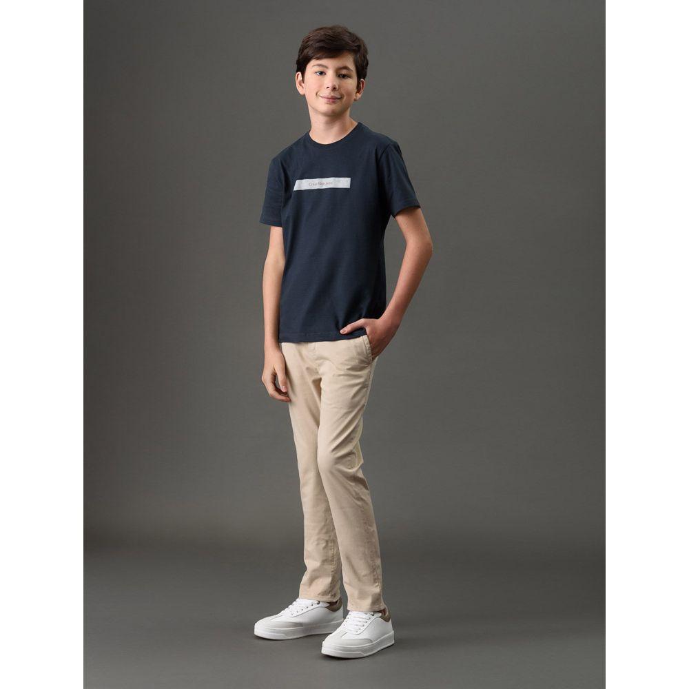Camiseta Menino Logo Sport Calvin Klein Jeans - Marinho - 3