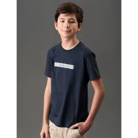 Camiseta Menino Logo Sport Calvin Klein Jeans - Marinho - 5