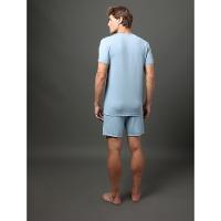 Pijama Masculino Camiseta e Bermuda Modal Calvin Klein Underwear - Azul Claro - 3