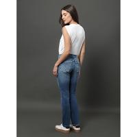 Calça Jeans Feminina Slim 5 Pockets Calvin Klein Jeans - Azul Médio - 2