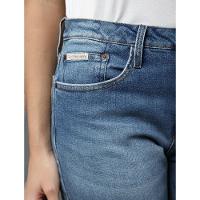 Calça Jeans Feminina Slim 5 Pockets Calvin Klein Jeans - Azul Médio