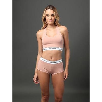 Calcinha Boyshort Modern Cotton Calvin Klein Underwear - Terra