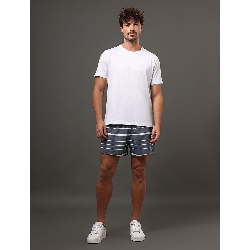 Shorts Masculino Listras Calvin Klein - Marinho - 3