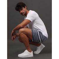 Shorts Masculino Listras Calvin Klein - Marinho - 5