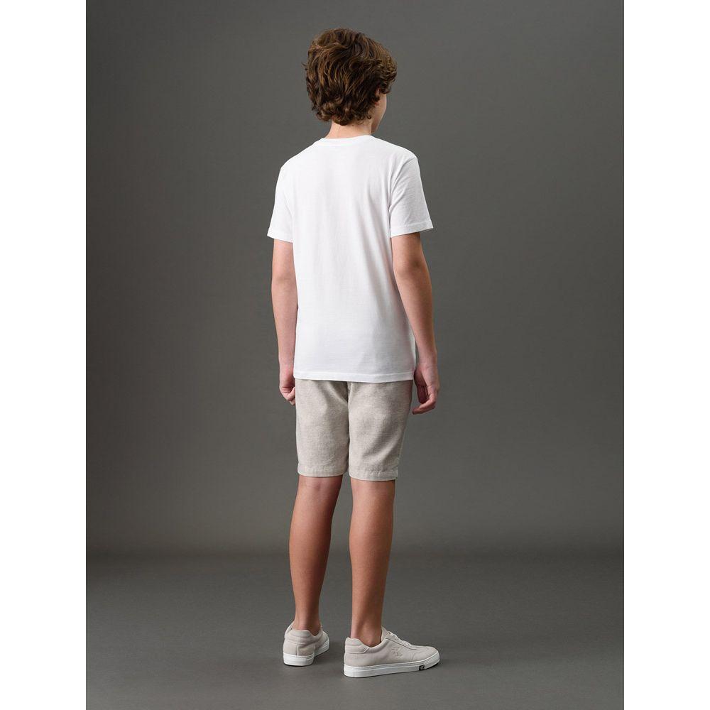 Camiseta Menino Sunset Overlay Calvin Klein Jeans - Branco - 2