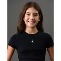 Camiseta Menina Ribana Calvin Klein Jeans - Preto