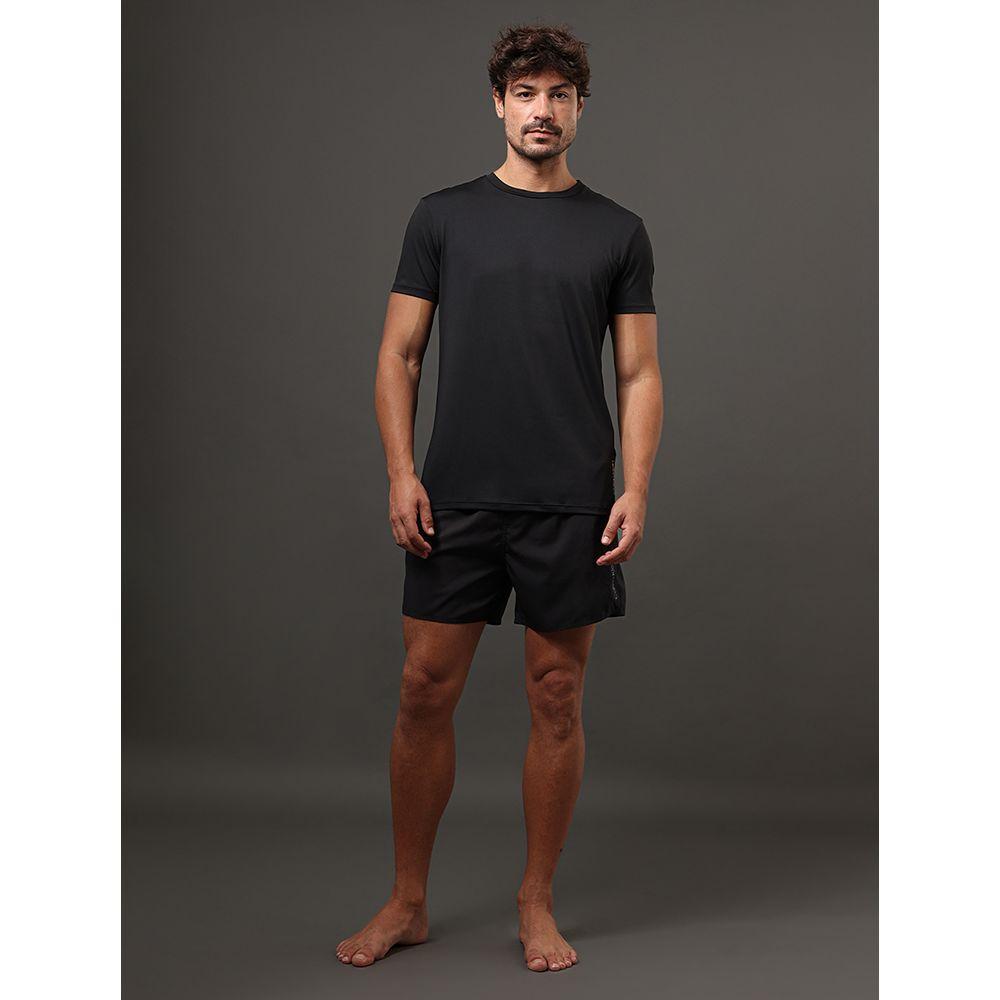 Camiseta Masculina Uv Calvin Klein Swimwear - Preto - 3