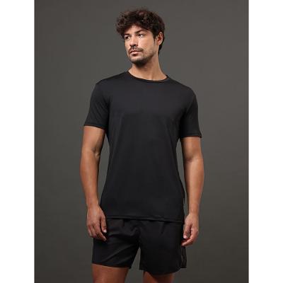 Camiseta Masculina Uv Calvin Klein Swimwear - Preto