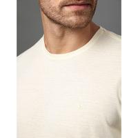 Camiseta Masculina Botonê Calvin Klein Jeans - Amarelo Manteiga