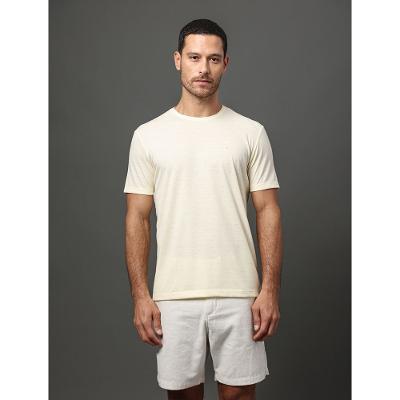 Camiseta Masculina Botonê Calvin Klein Jeans - Amarelo Manteiga