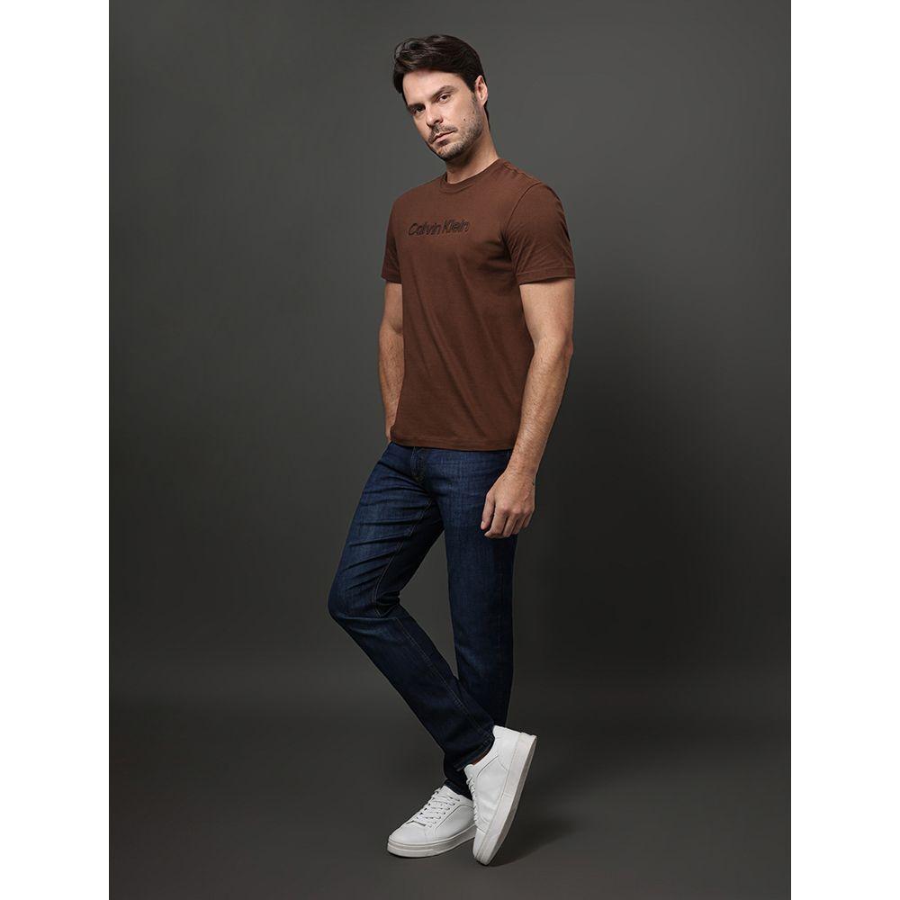 Calça Jeans Masculina Skinny Controle Térmico Calvin Klein - Marinho - 5