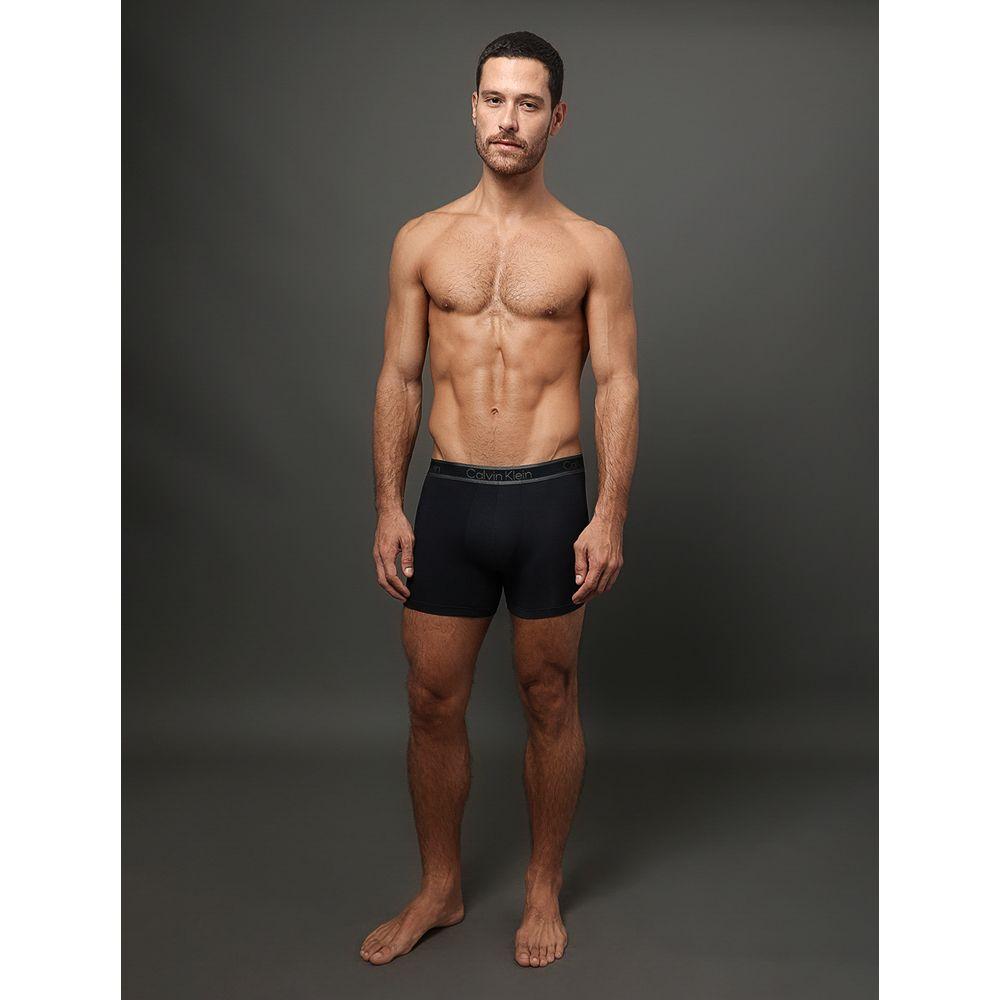 Cueca Boxer Modal Tonal Calvin Klein Underwear - Preto - 3