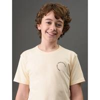 Camiseta Menino Sunset & Sunrise Calvin Klein Jeans - Amarelo Manteiga