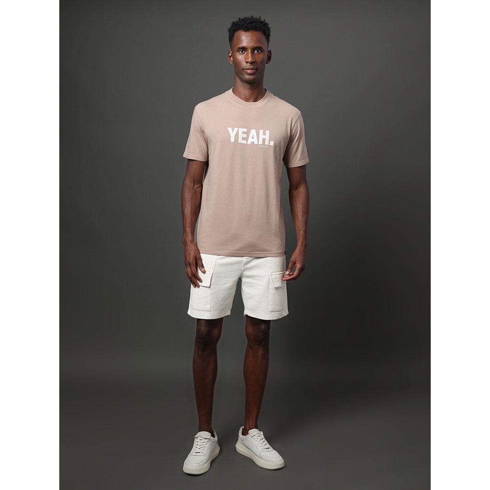 Bermuda Masculina Cargo Linho Calvin Klein Jeans - Off White - 3