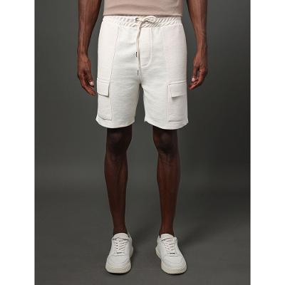Bermuda Masculina Cargo Linho Calvin Klein Jeans - Off White